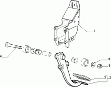 33101/00 ПЕДАЛЬ ТОРМОЗА