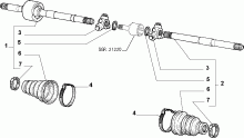 27402/10 ПОЛУОСИ ДИФФЕРЕНЦИАЛА