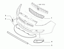 70726/00 ПЕРЕДНИЙ БАМПЕР 