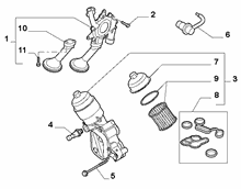 10301-15 OIL PUMP, SPRAYER AND OIL FILTER (CC 0.9)