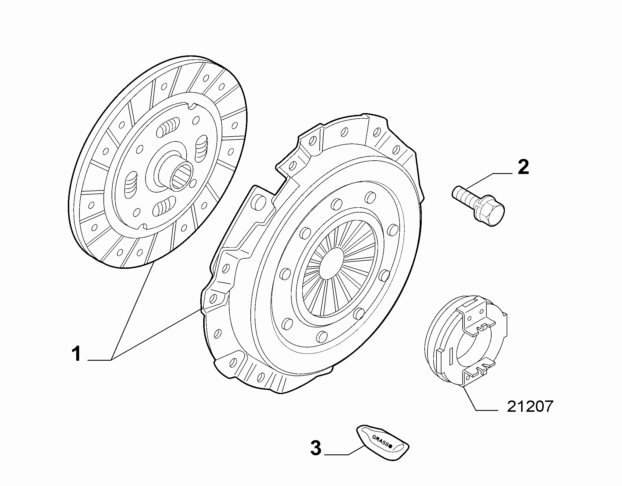 18109-010 CLUTCH KIT