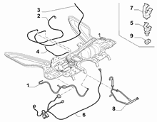 44311-030 PIPES AND CABLES FOR COMMERCIAL VEHICLES
