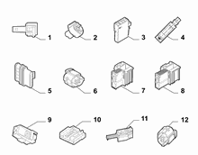 55528/01 CABLE ASSEMBLY CONNECTORS
