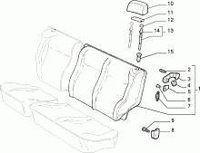70613/01 REAR SEAT