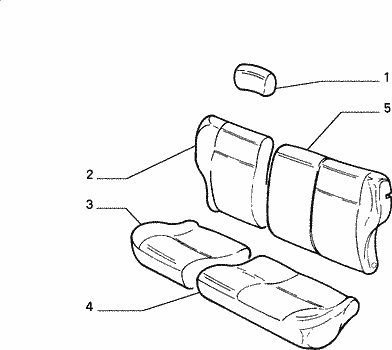 70615/03 REAR SEAT LINING