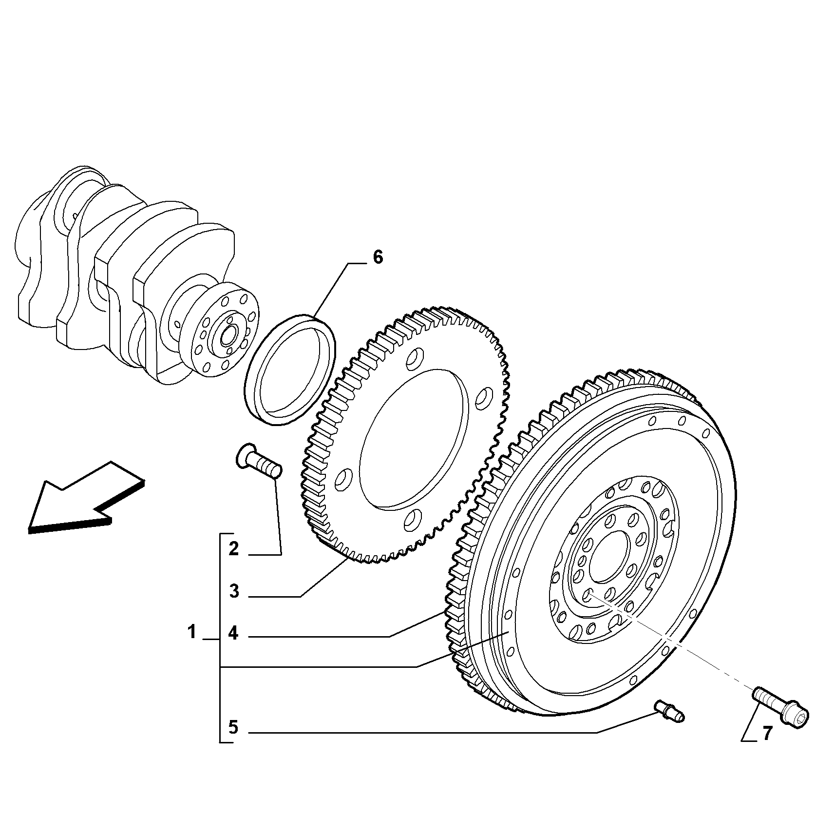 10103-020 FLYWHEEL