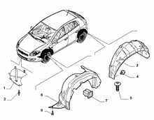70723-010 WHEEL CARRIAGE COVER