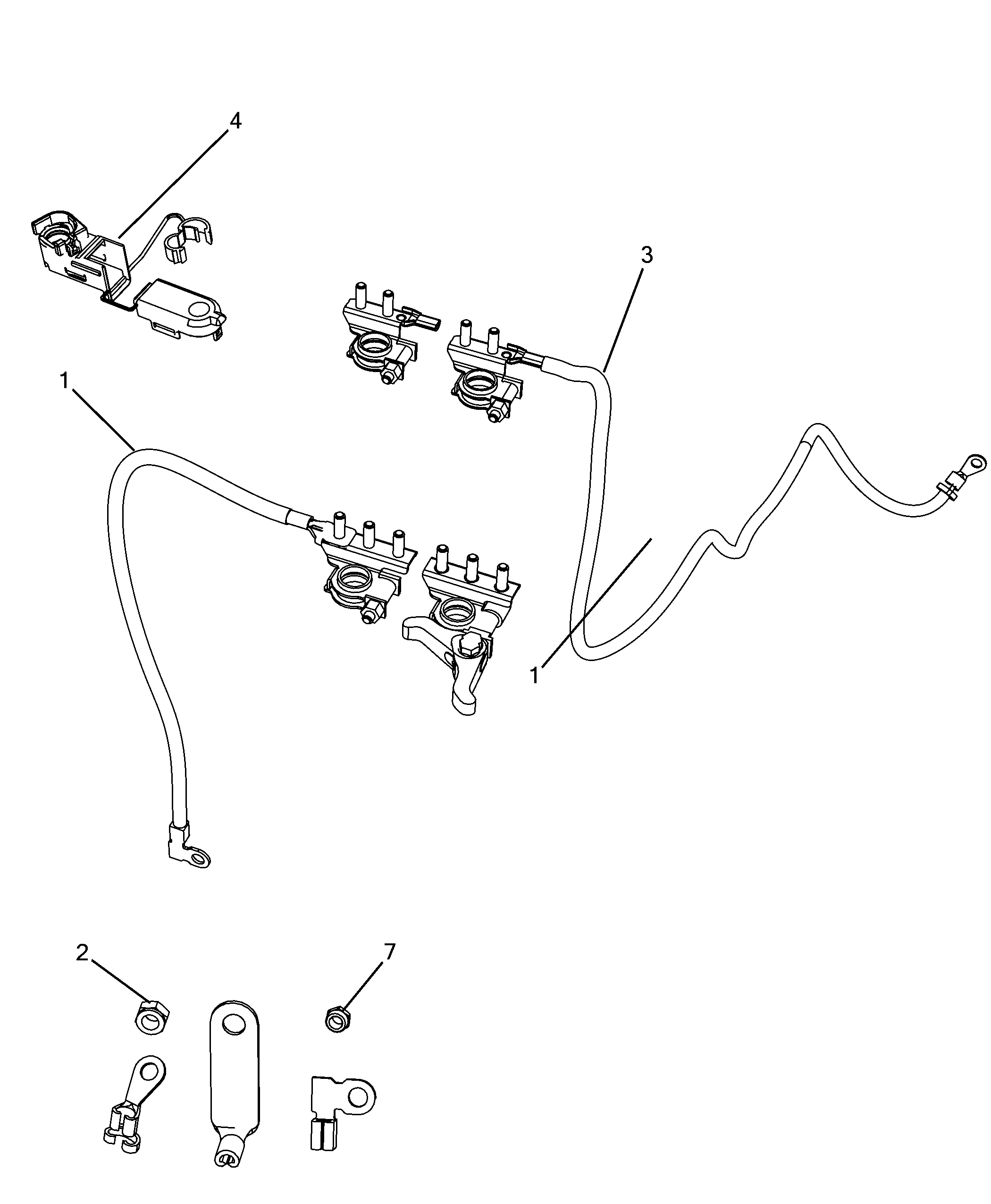 55300-040 BATTERY HARNESS
