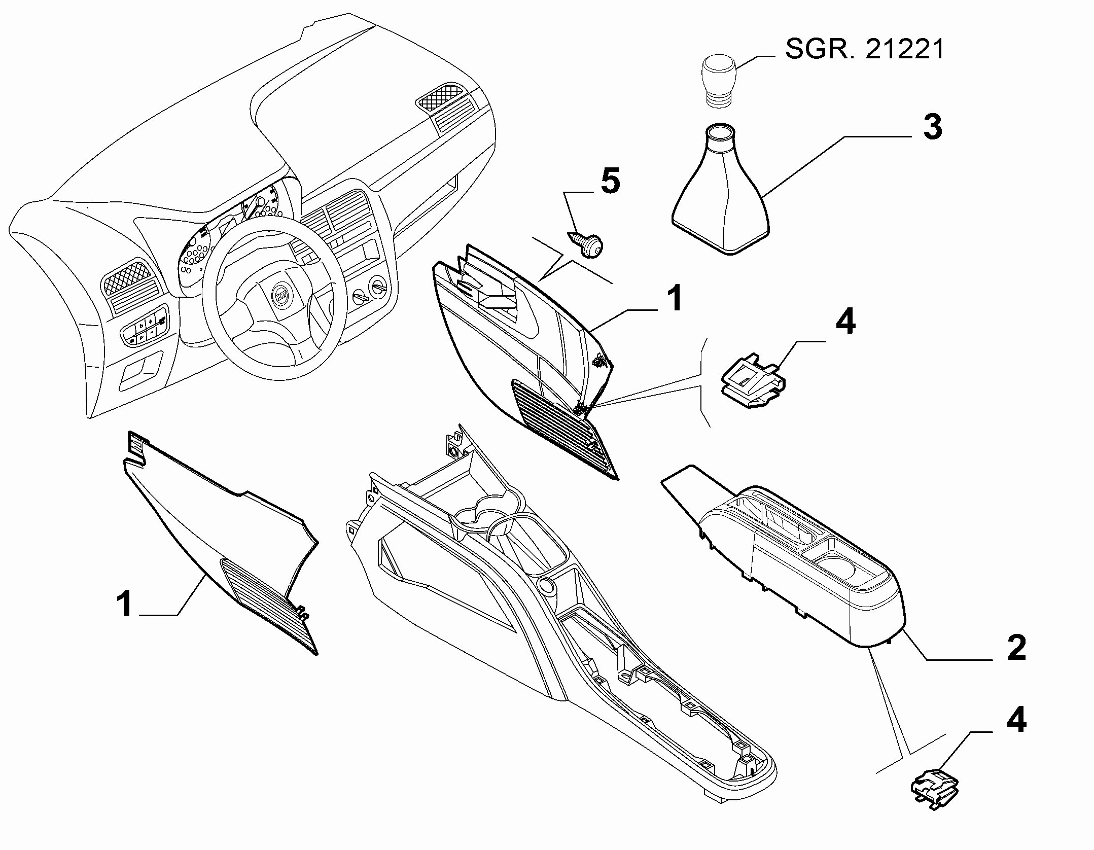 70504-040 COVERS  -  BEZELS - AIR DIFFUSER