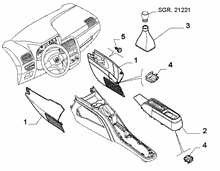 70504-040 COVERS  -  BEZELS - AIR DIFFUSER