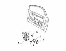 70129-050 FRONT DOOR LOCK