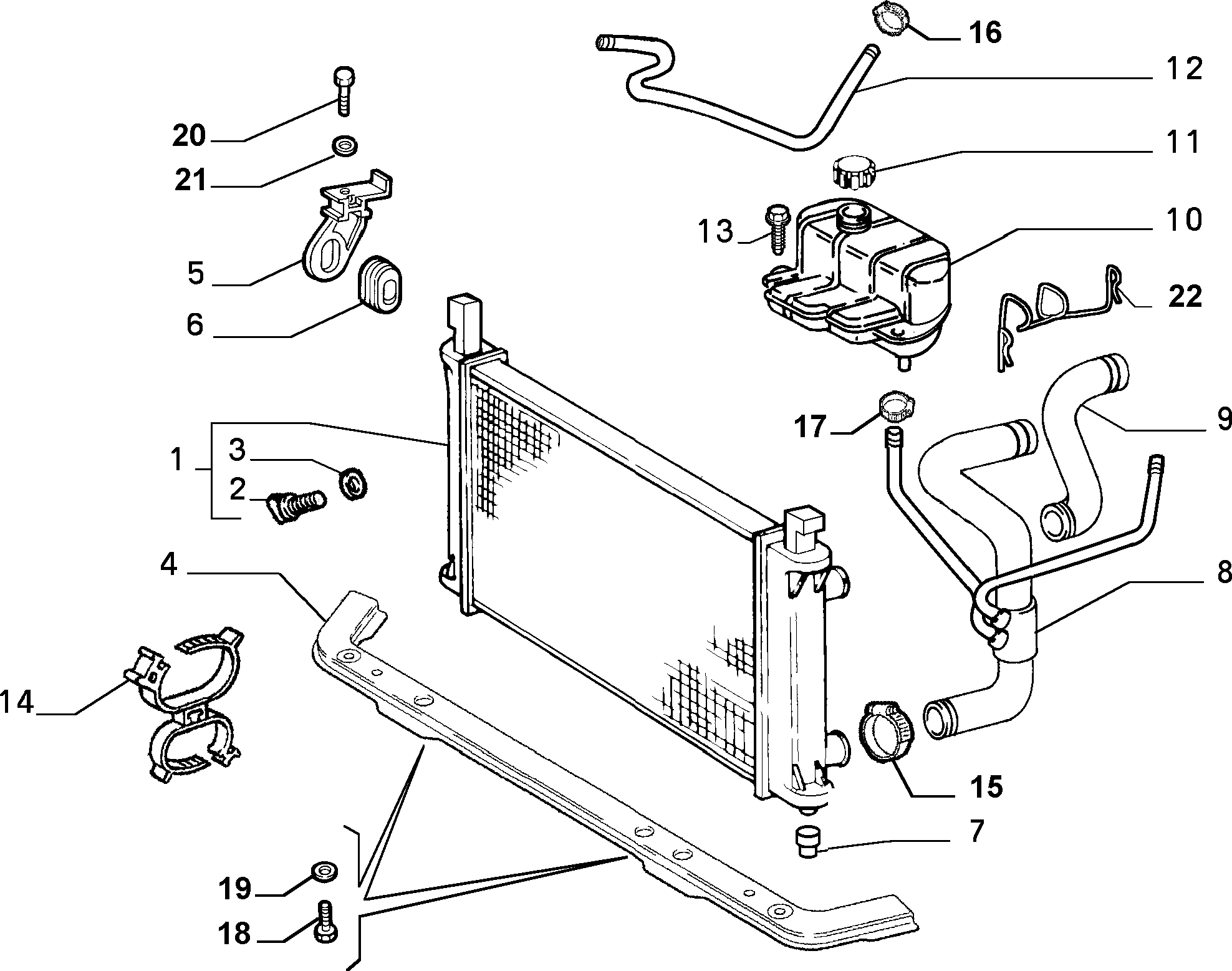 10401/00 РАДИАТОР И ТРУБОПРОВОДЫ