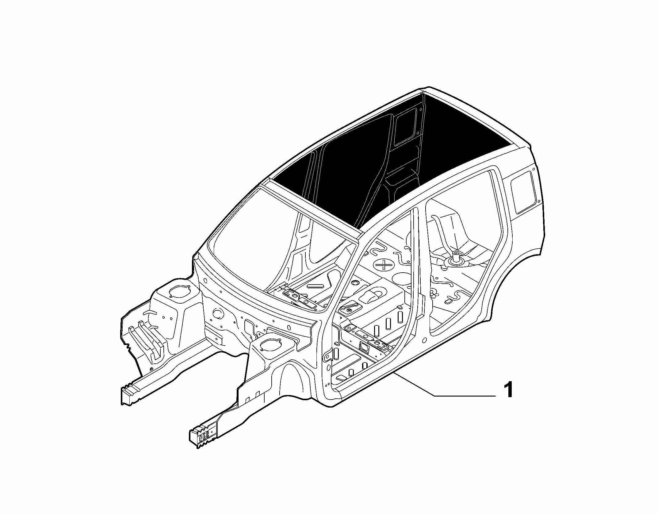70001-010 СВАРНОЙ КУЗОВ