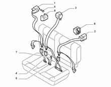 70527-020 REAR SEAT BELTS