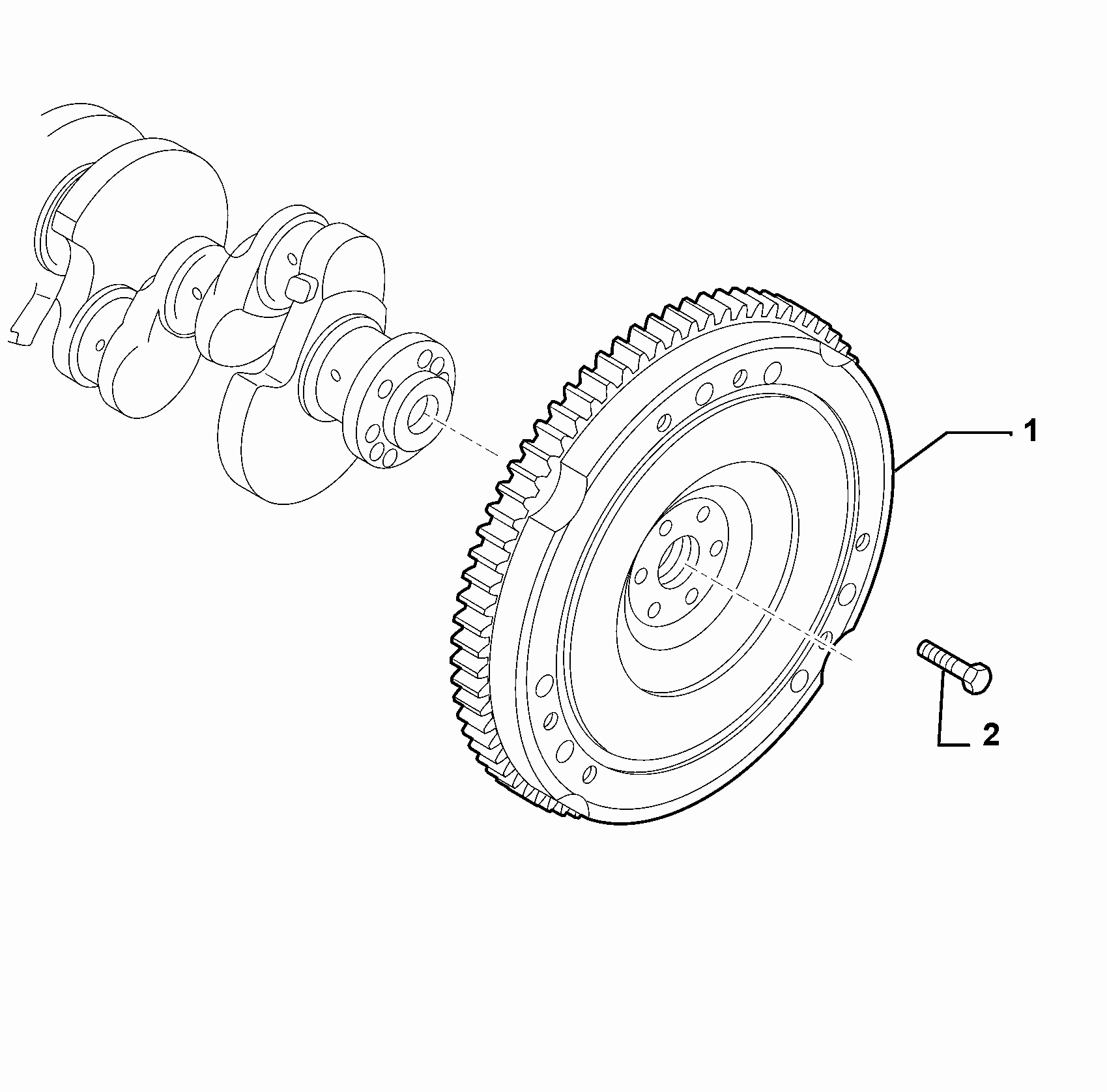 10103-020 FLYWHEEL