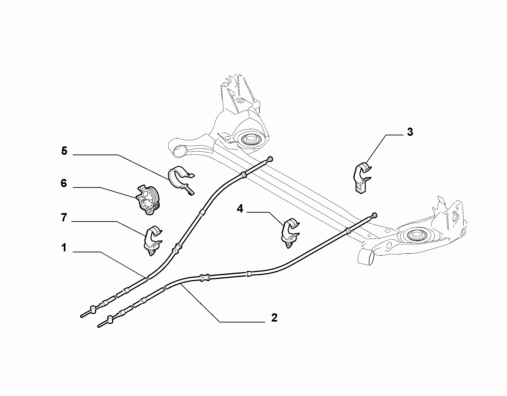 33135-020 HANDBRAKE HARNESS