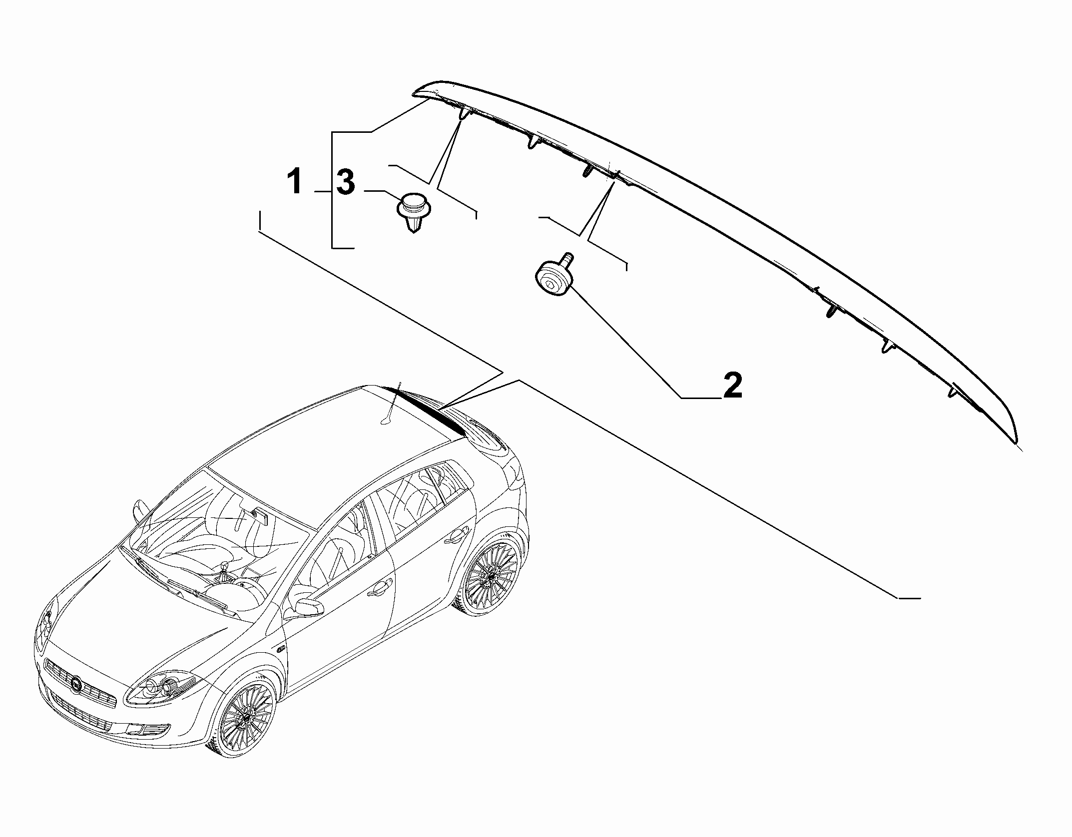 70732-010 REAR DOOR SPOILER