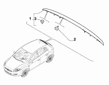 70732-010 REAR DOOR SPOILER