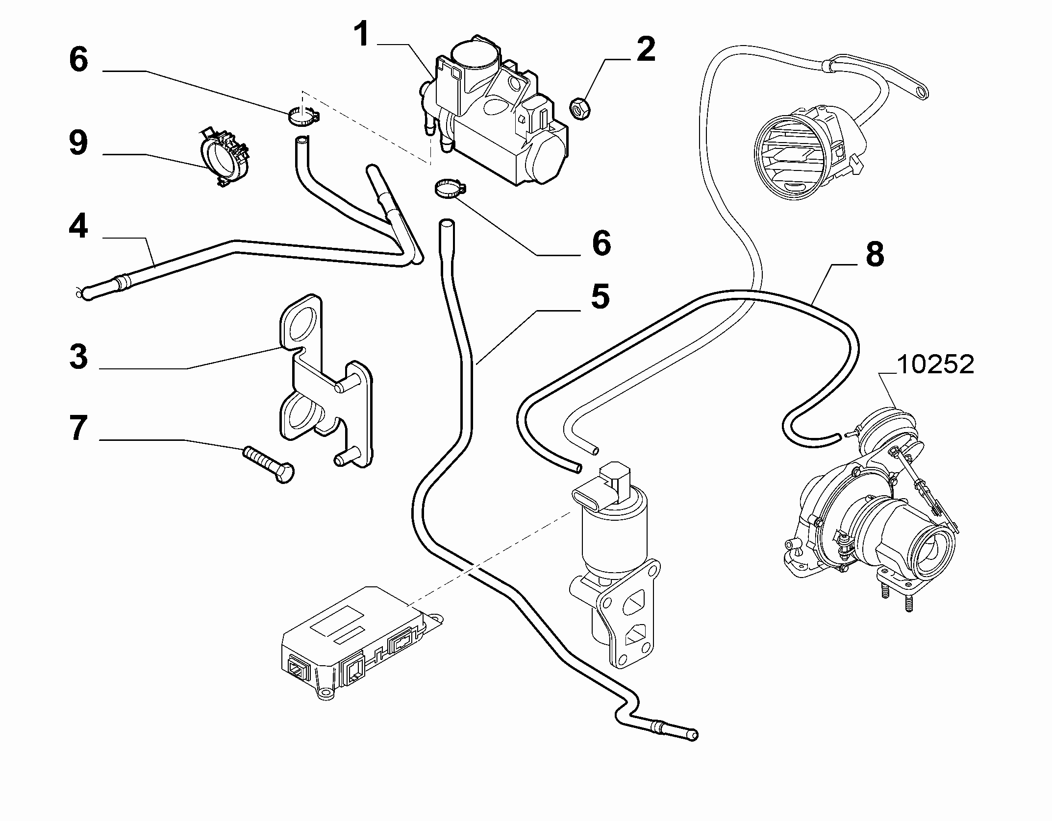 10260-030 DIESEL VALVE PRESSURE GUAGE BOOSTER