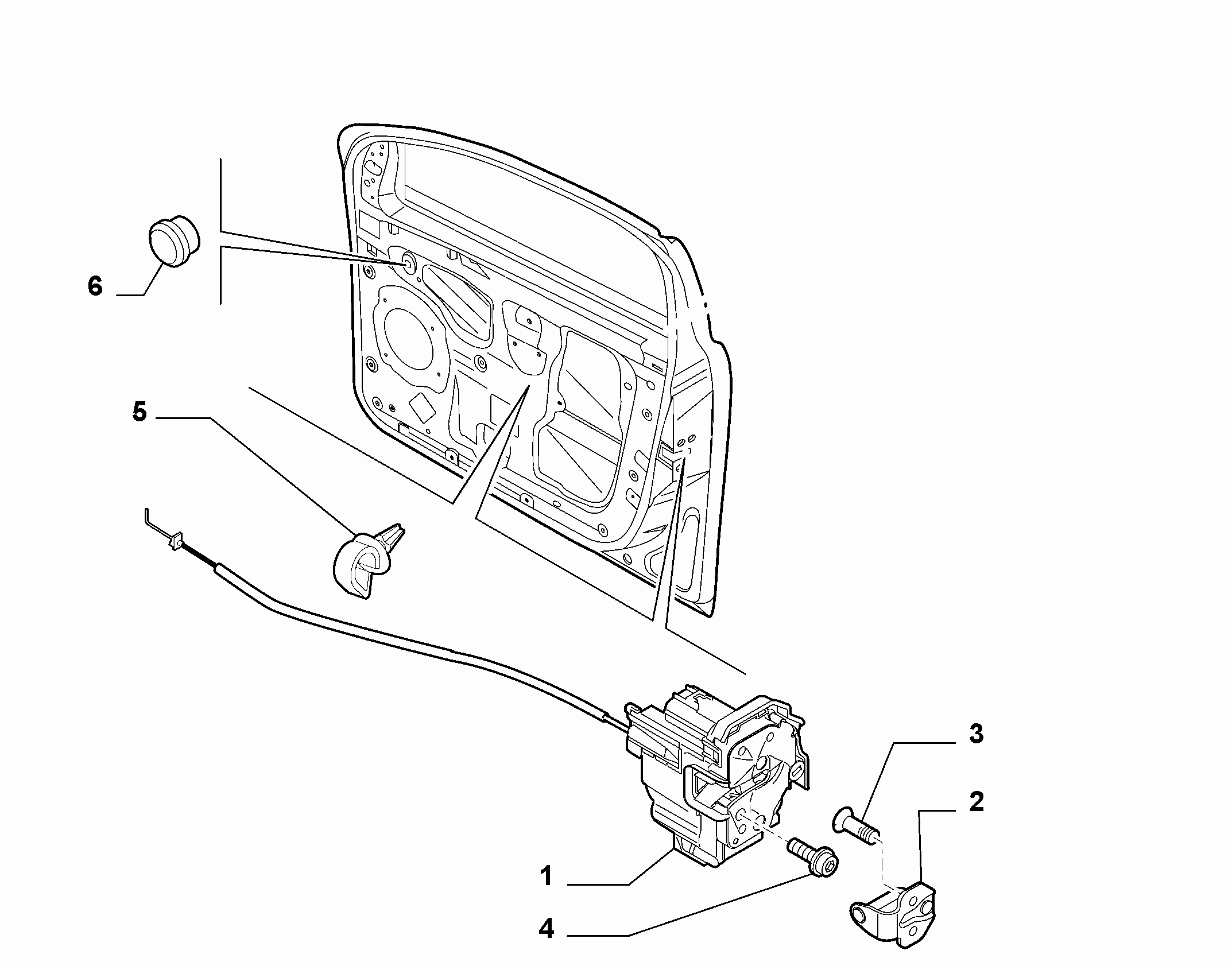70129-050 FRONT DOOR LOCK