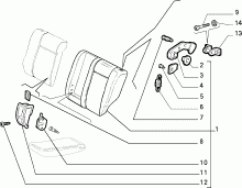 70613/02 REAR SEAT