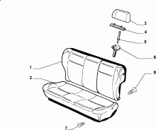 70613/01 REAR SEAT