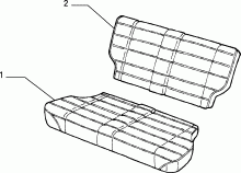70615/00 REAR SEAT LINING