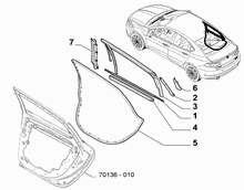 70136-070 REAR DOOR TRIM