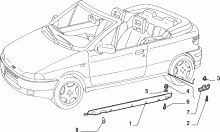 70712/00 НАРУЖНЫЕ НАКЛАДКИ И УПЛОТНИТЕЛИ 