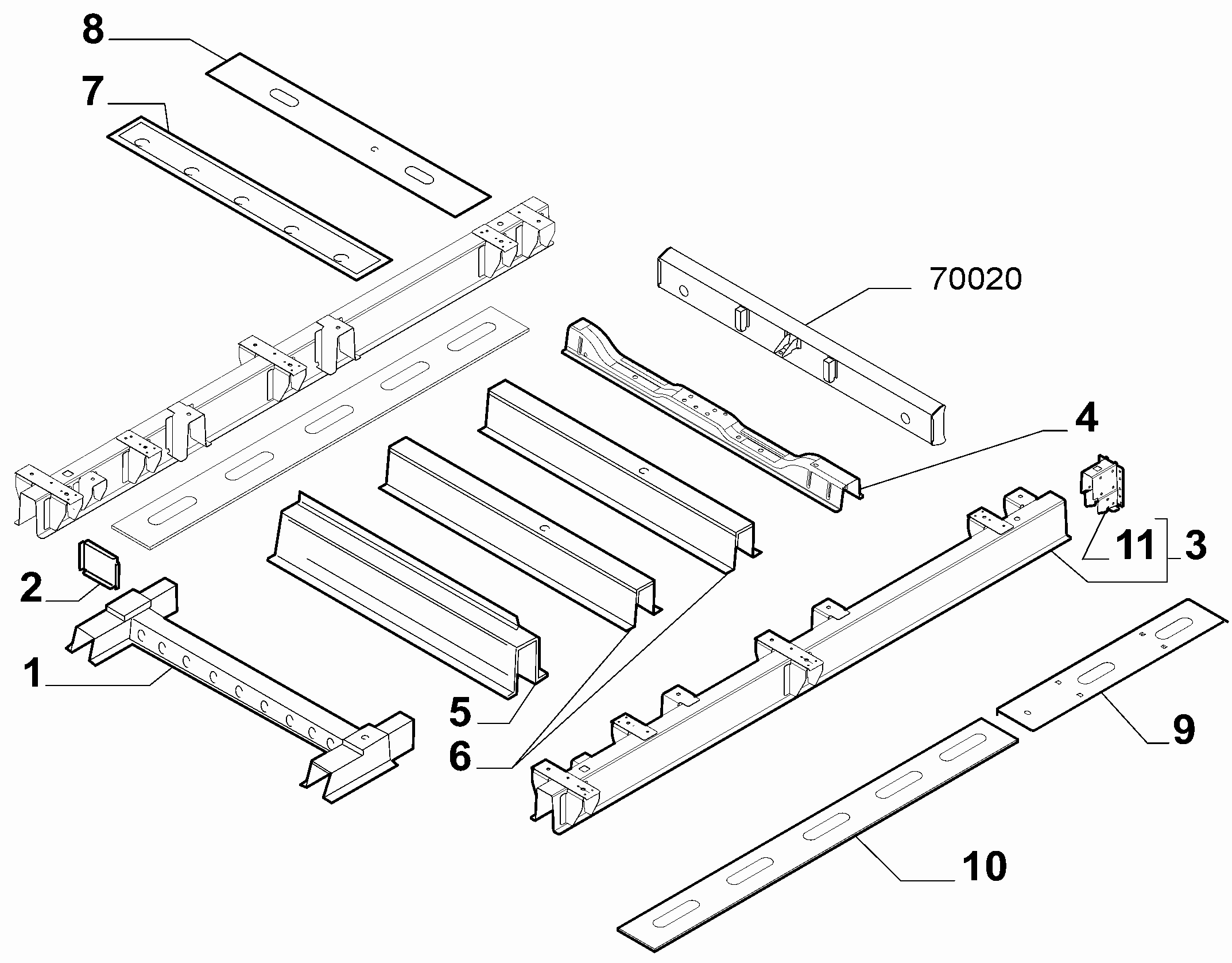 70006-040 SIDE MEMBER