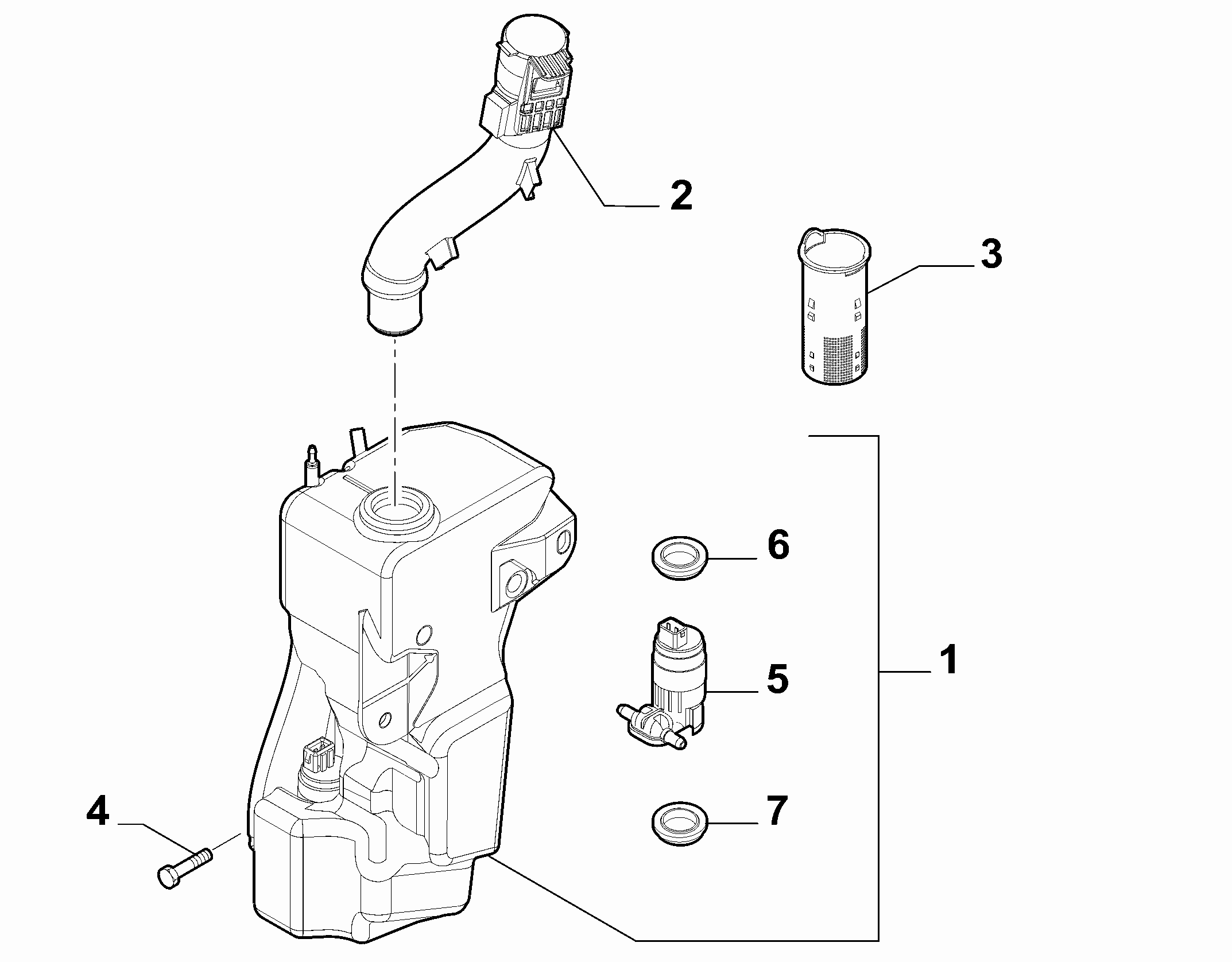 55514-030 WINDSHIELD WIPER RESERVOIR