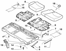 70613/02 REAR SEAT