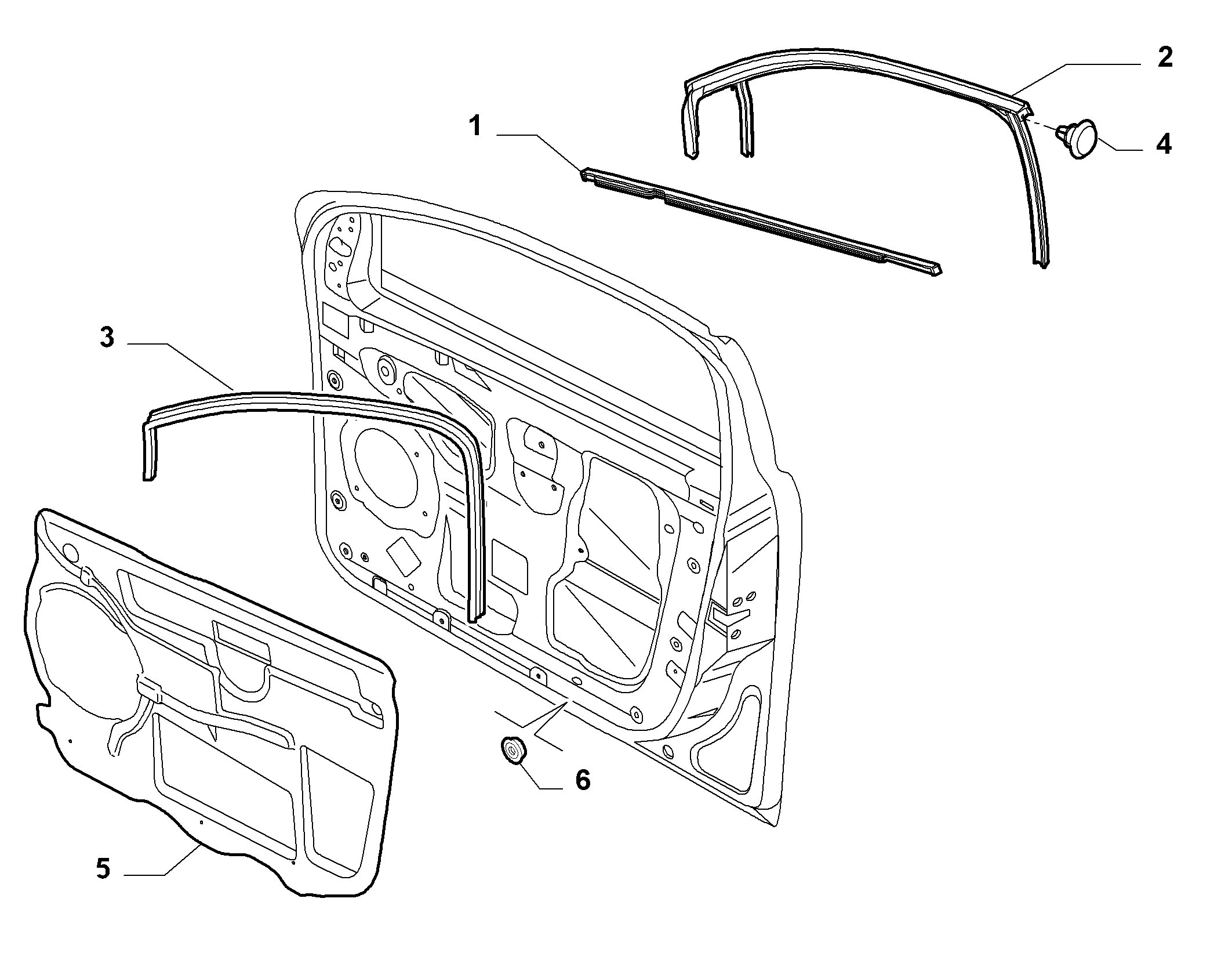 70129-070 FRONT DOOR TRIM