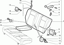 70613/01 REAR SEAT