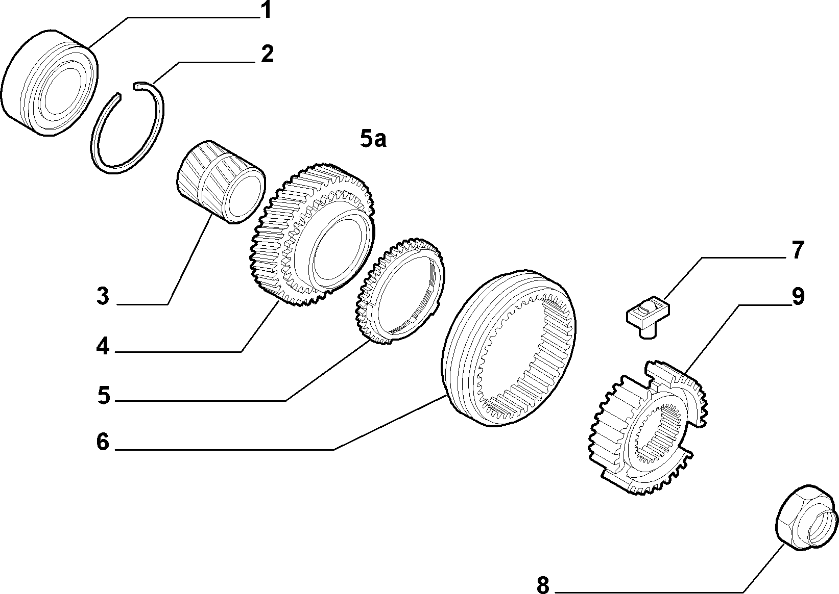 21215-020 GEAR CABLE