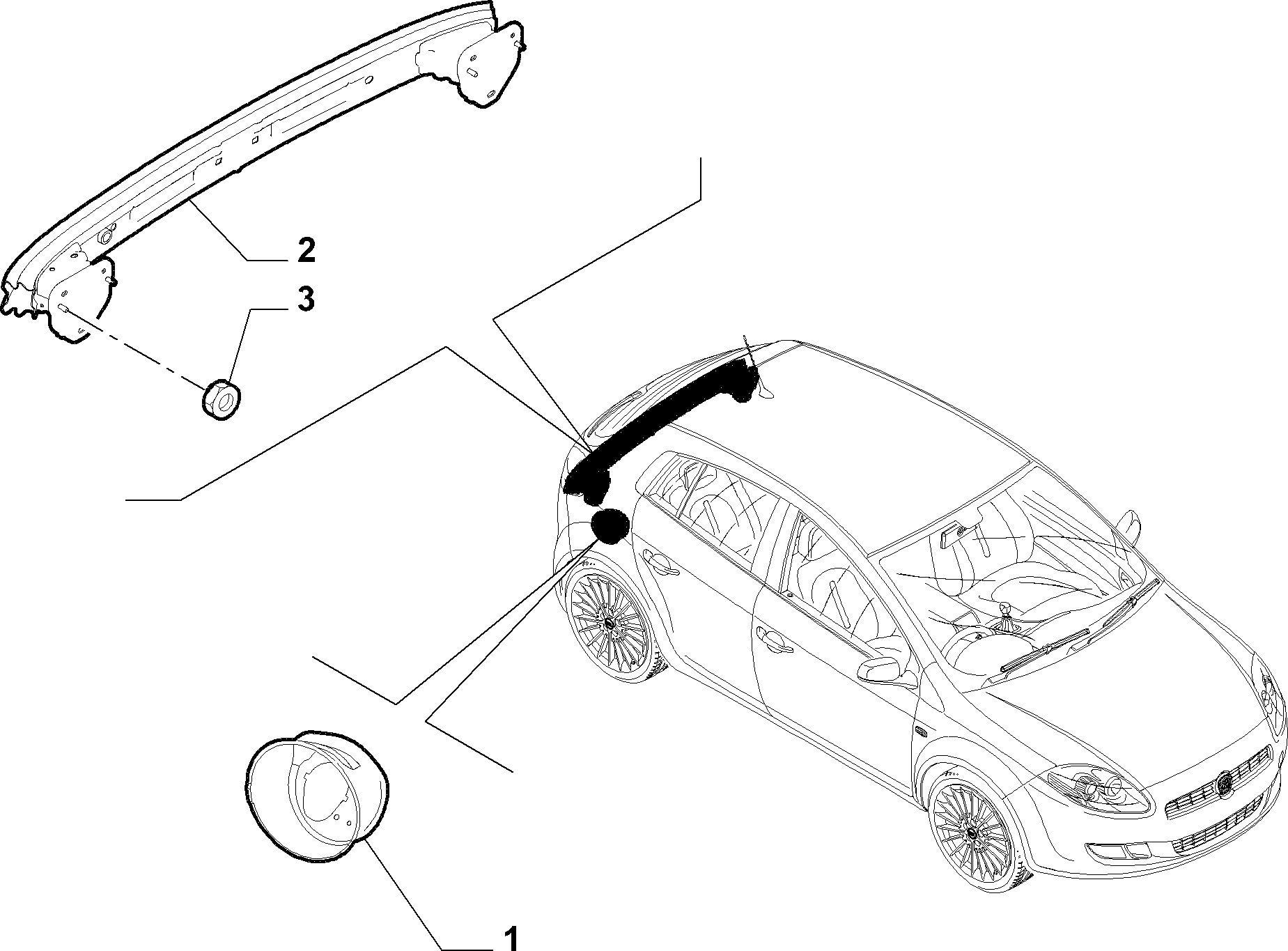 70004-040 REAR CRASH BOX
