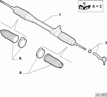 51831069 РУЛЕВАЯ РЕЙКА