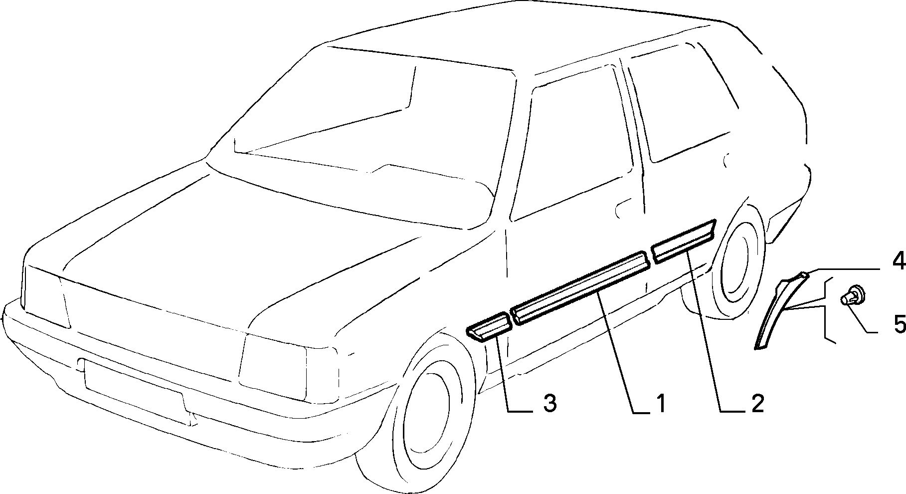 70712/00 НАРУЖНЫЕ НАКЛАДКИ И УПЛОТНИТЕЛИ 