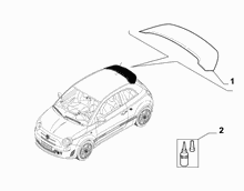 70732-010 REAR DOOR SPOILER