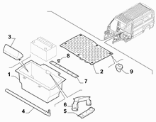 55300-030 BATTERY SUPPORT