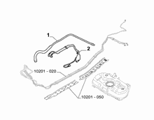 10201-030 ENGINE WELL FUEL PIPES