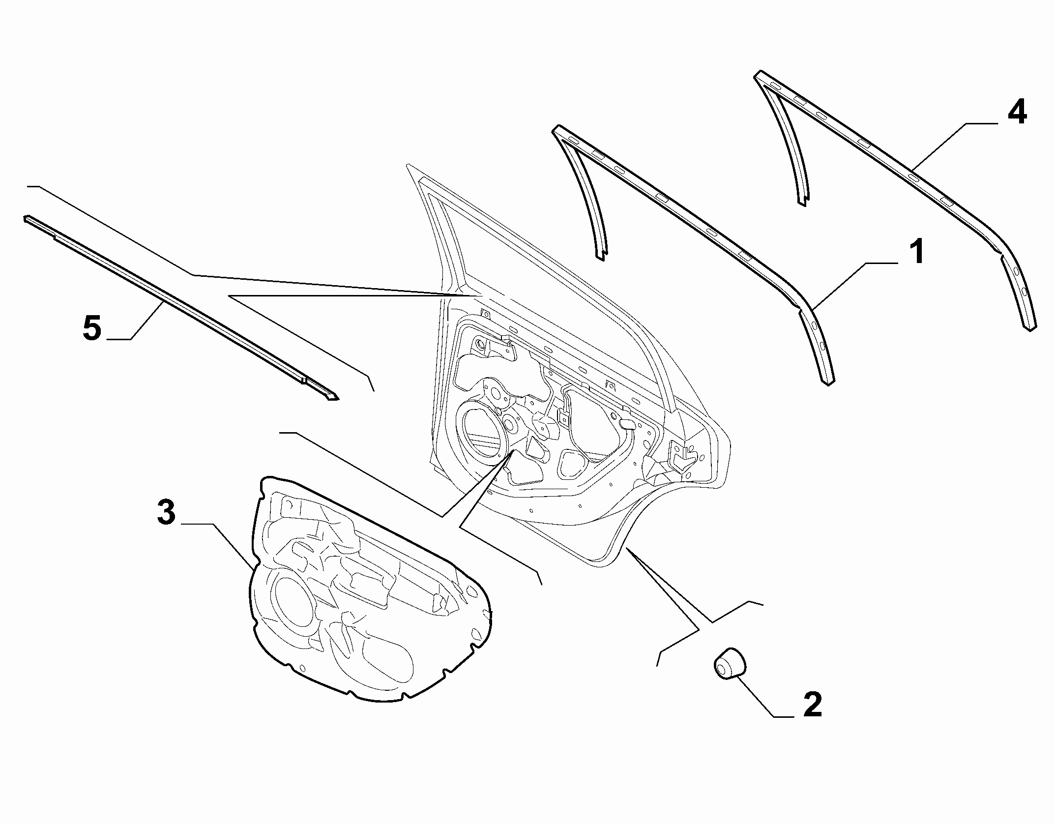 70136-070 REAR DOOR TRIM