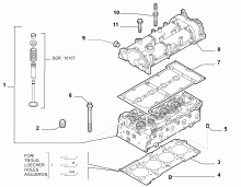 10101-020 CYLINDER HEAD AND GASKETS