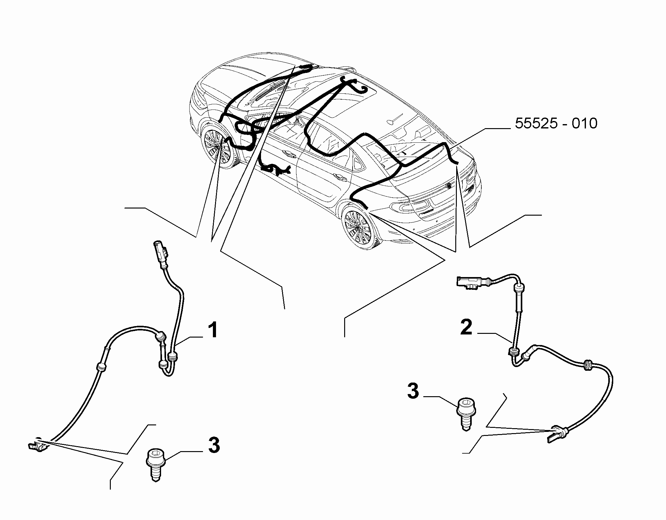 33102-070 ABS SENSOR
