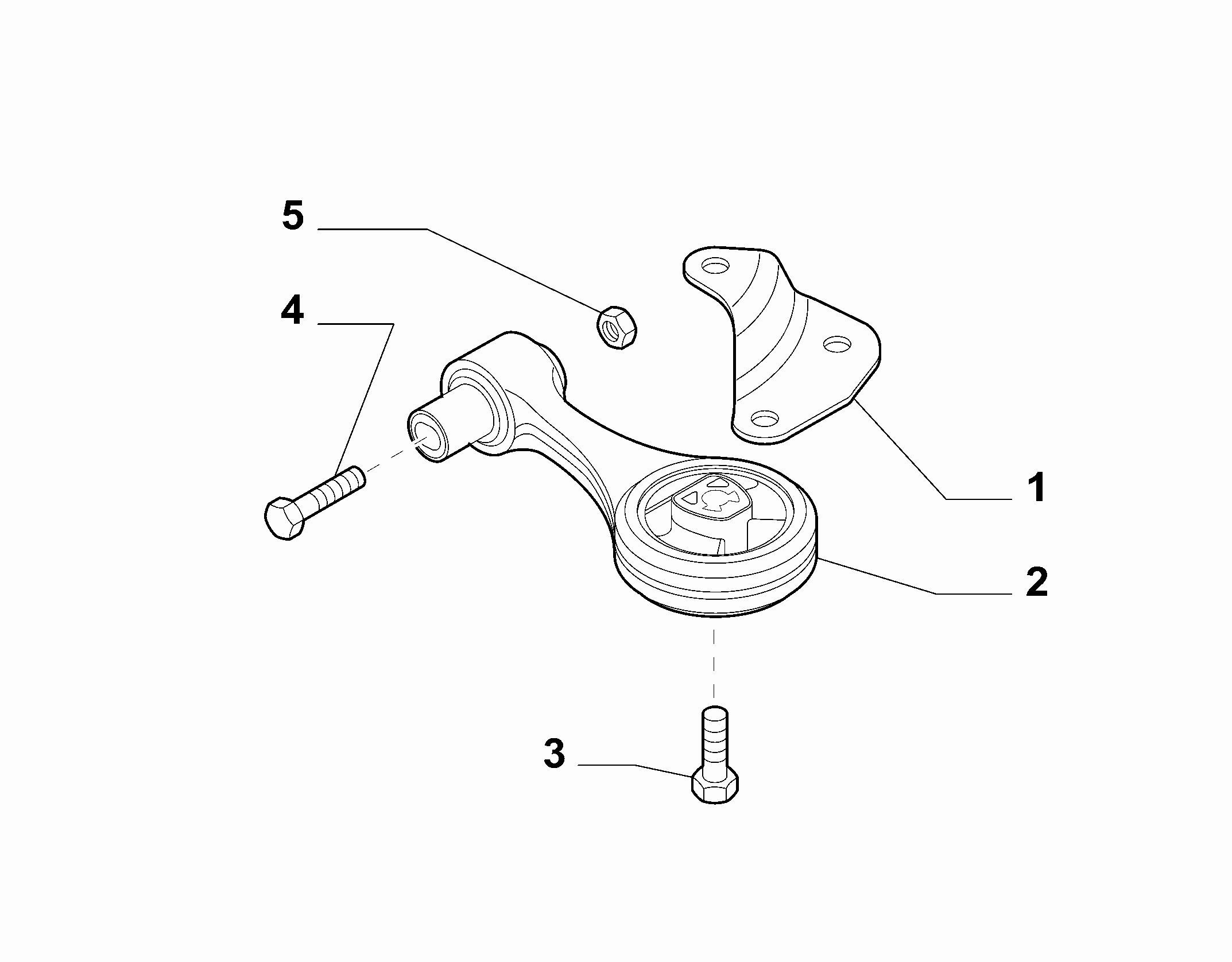10002-030 AXLE INLET SCREW ANCHOR AND TENSION ROD SUSPENSION