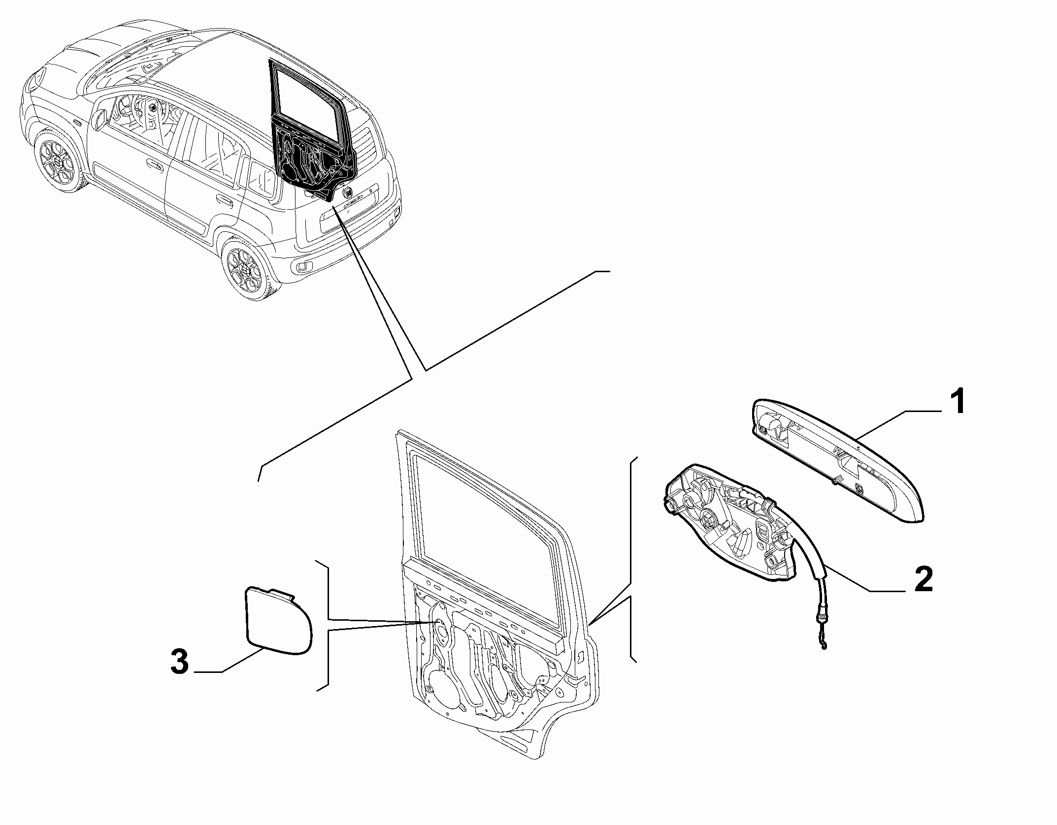 70136-060 FRONT DOOR HANDLE