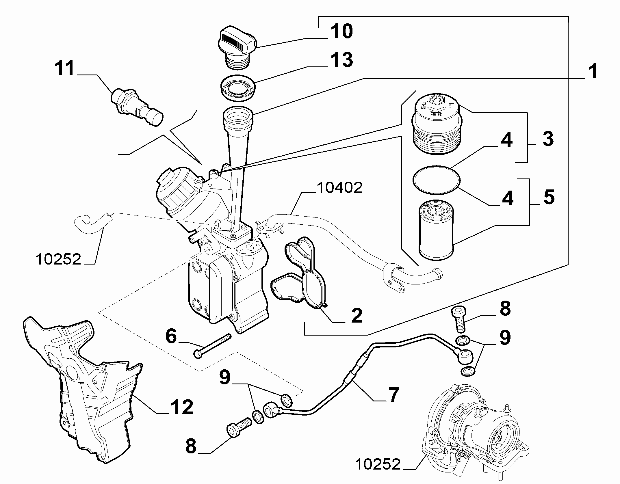 10301-040 OIL FILTER SUPPORT