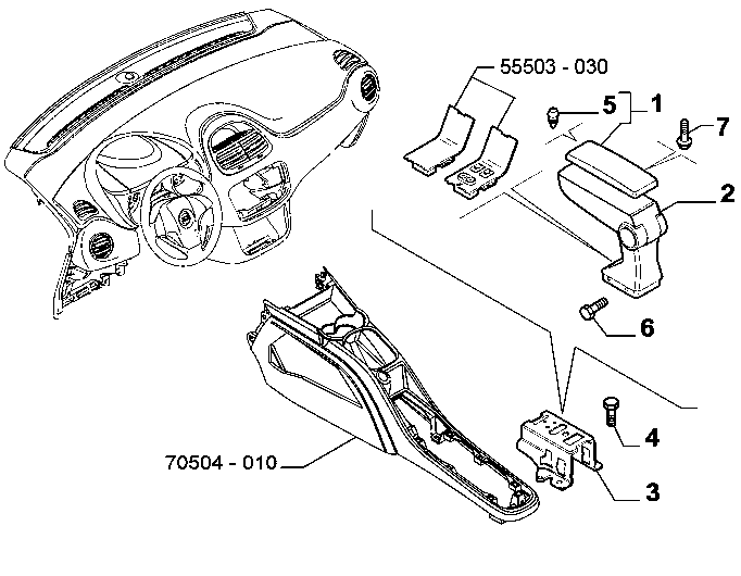 70504-020 ARM SUPPORT REST