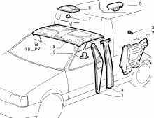70523/00 ВНУТРЕННЯЯ ОБЛИЦОВКА 