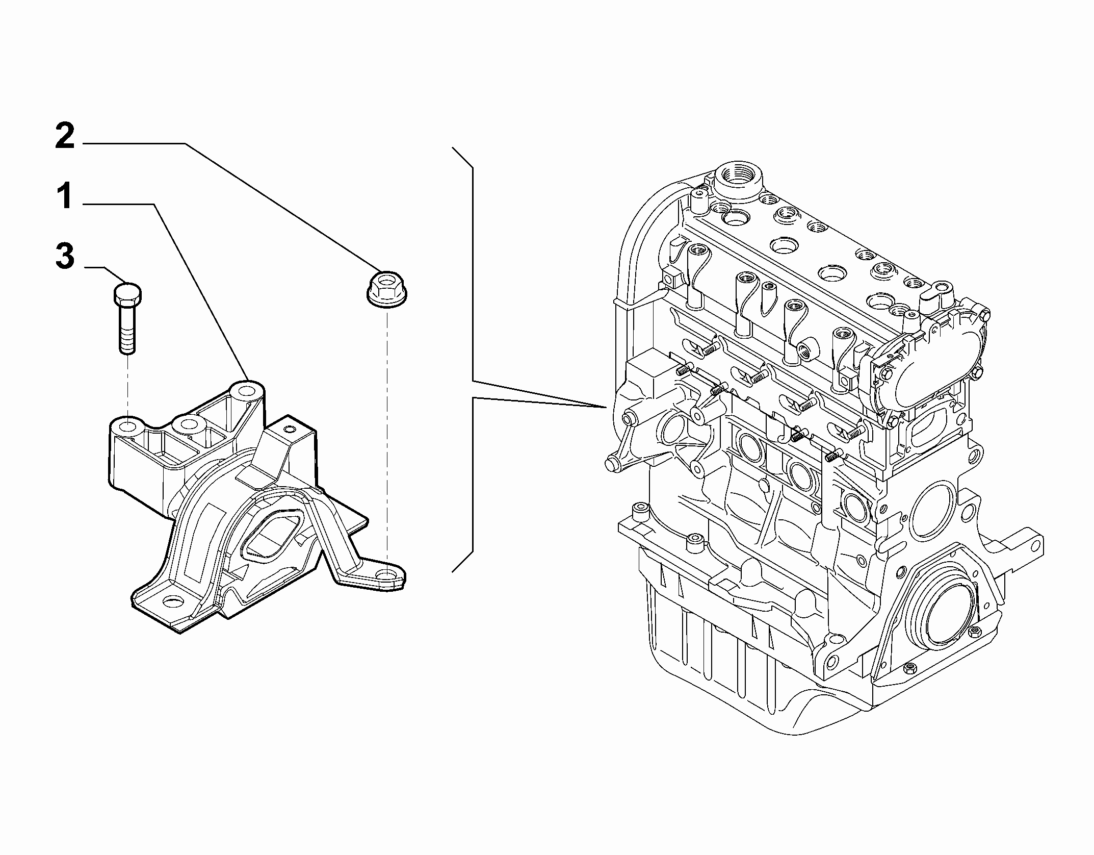 10002-010 ENGINE INLET SCREW ANCHOR AND TENSION ROD SUSPENSION